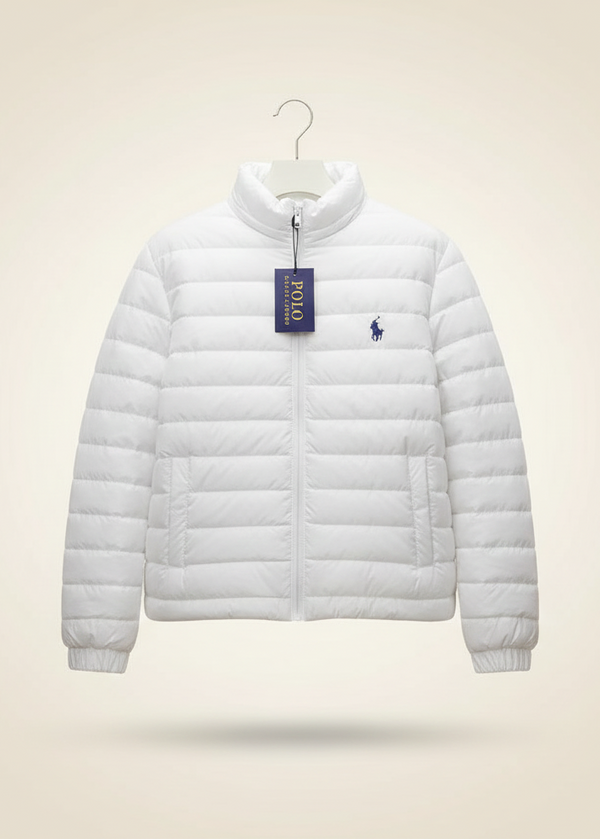 Luxury Padded Leather Bomber Jacket